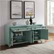 Crosley Furniture Tara Sideboard in Distressed Seafoam Blue