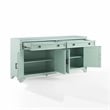 Crosley Furniture Tara Sideboard in Distressed Seafoam Blue