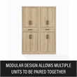 Crosley Furniture Isla 2-Piece Kitchen Storage Pantry Set in Ash