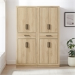 Crosley Furniture Isla 2-Piece Kitchen Storage Pantry Set in Ash