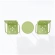 Crosley Furniture Azalea 3Pc Retro Outdoor 2 Chair & Table Set in Key Lime Gloss