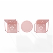 Crosley Furniture Azalea 3Pc Retro Outdoor 2 Chair & Table Set in Pink Gloss