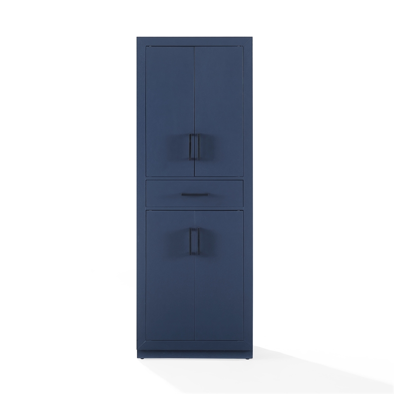 Crosley Furniture Isla Kitchen Storage Pantry in Navy