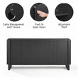 Crosley Furniture Wesley Sideboard in Black