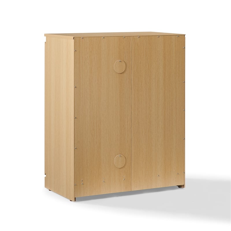 Crosley Furniture Marco Kitchen Storage Cabinet in Ash