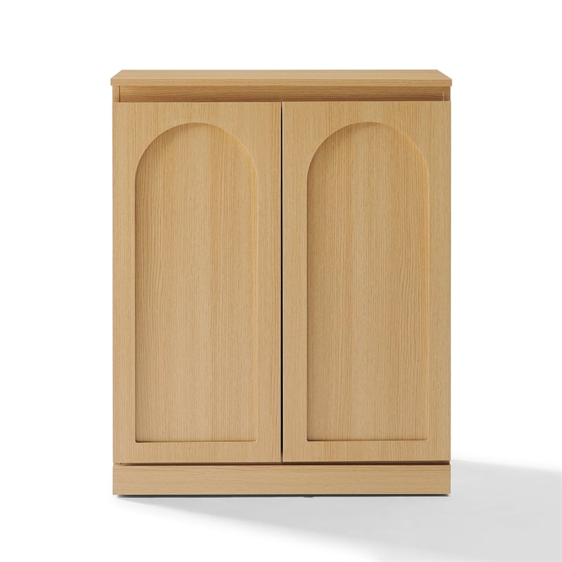 Crosley Furniture Marco Kitchen Storage Cabinet in Ash