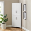 Crosley Furniture Savannah Corner Pantry in White