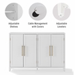 Crosley Furniture Roarke Sideboard in White