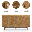 Crosley Furniture Levi Sideboard in Maple