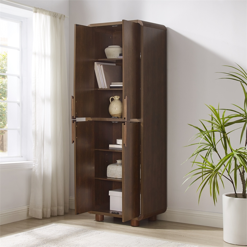 Crosley Furniture Millie Pantry in Brown