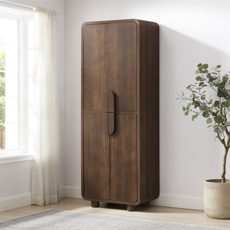 Crosley Furniture Millie Pantry in Brown