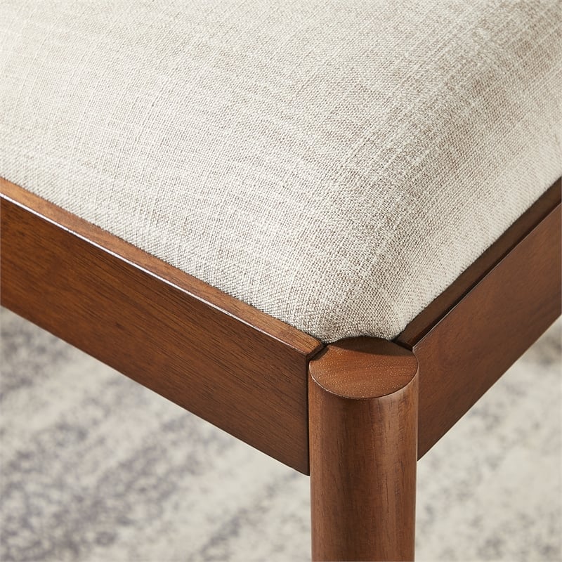 Crosley Furniture Kennedy 4-Piece Dining Chair Set in Walnut