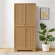Crosley Furniture Naomi Kitchen Storage Pantry in White Oak