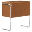 Crosley Lily Record Player Stand With Vinyl Storage in Walnut