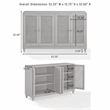 Crosley Katia Sideboard in Driftwood