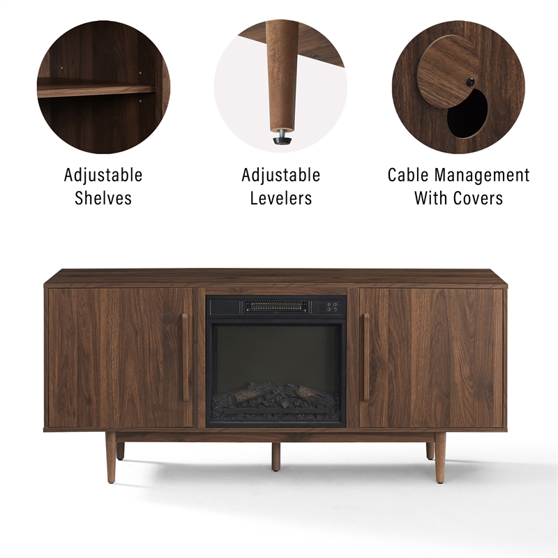 Crosley Furniture Liam Fireplace Tv Stand For 65