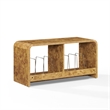Crosley Furniture Ingrid Medium Record Player Stand With Vinyl Storage in Maple