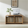 Crosley Furniture Ingrid Medium Record Player Stand With Vinyl Storage in Maple