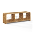 Crosley Furniture Ingrid Large Record Player Stand With Vinyl Storage in Maple