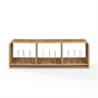 Crosley Furniture Ingrid Large Record Player Stand With Vinyl Storage in Maple