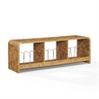 Crosley Furniture Ingrid Large Record Player Stand With Vinyl Storage in Maple