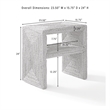 Crosley Marella End Table in Banana Leaf