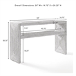 Crosley Marella Console Table in Banana Leaf
