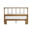 Crosley Lucille King Bed in Brown - Headboard- Footboard- And Side Rails