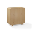 Crosley Zoe 4 Cube Record Player Stand With Vinyl Storage in Ash