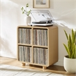 Crosley Zoe 4 Cube Record Player Stand With Vinyl Storage in Ash