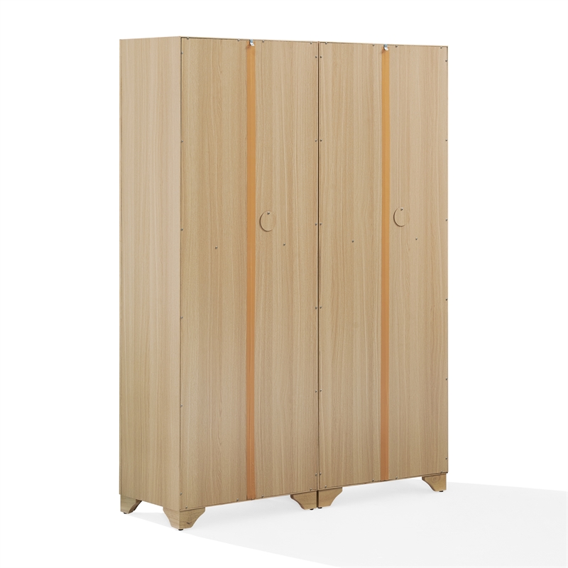 Crosley Tara Kitchen Storage Pantry Set in Natural (2 Pieces)