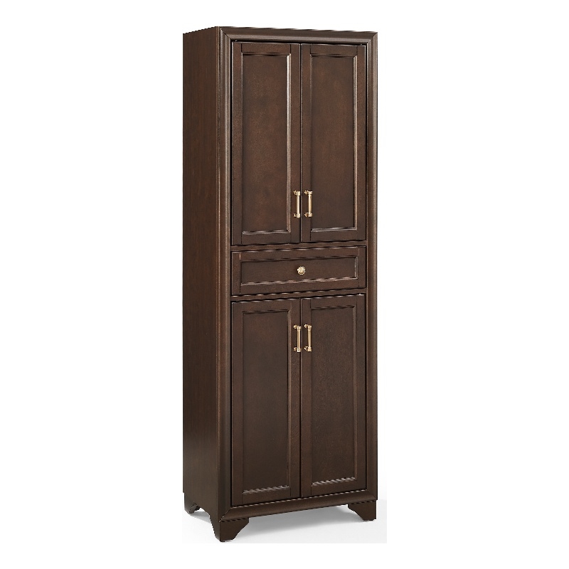 Crosley Tara Kitchen Storage Pantry in Brown