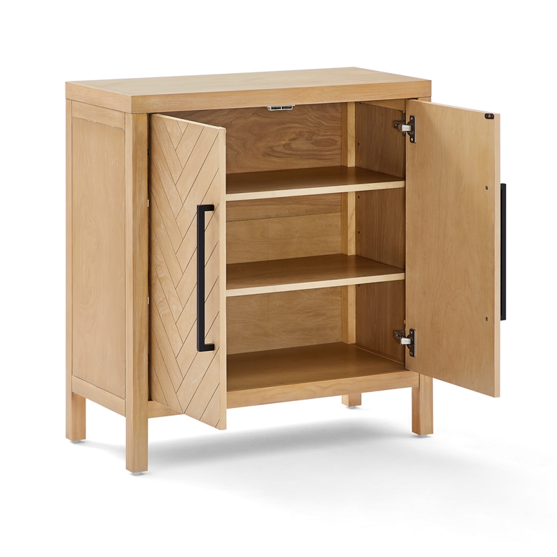 Crosley Darcy Storage Cabinet in Natural