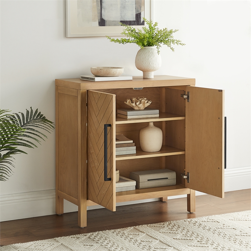 Crosley Darcy Storage Cabinet in Natural