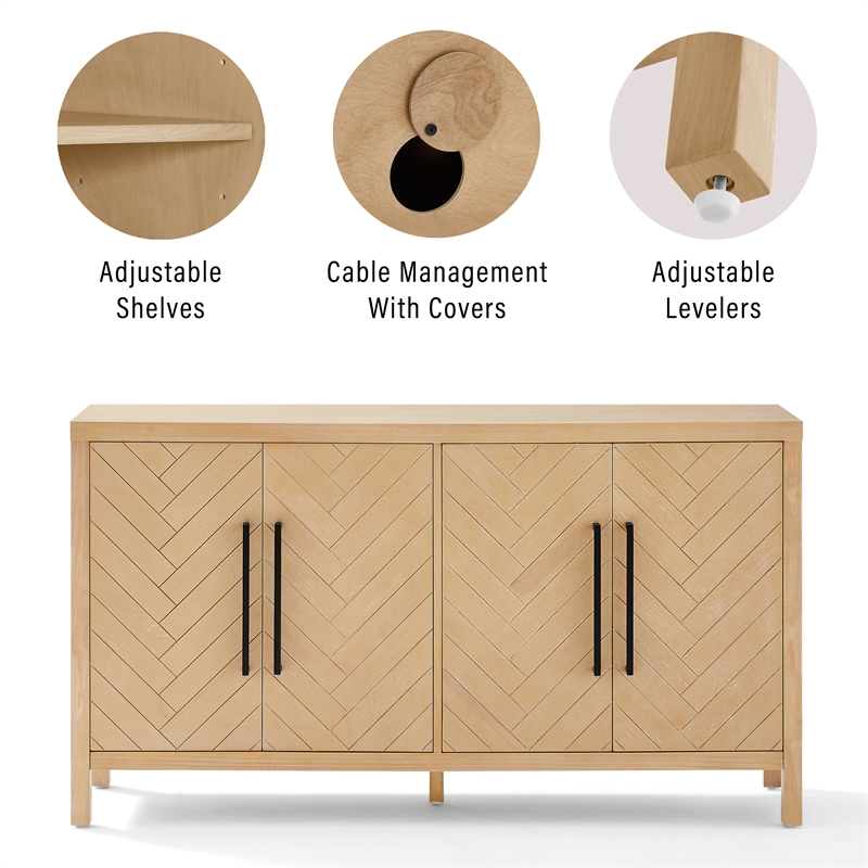Crosley Darcy Sideboard in Natural