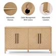 Crosley Darcy Sideboard in Natural