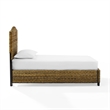 Crosley Serena Rattan Twin Bed in Banana Leaf