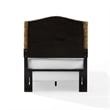 Crosley Serena Rattan Twin Bed in Banana Leaf