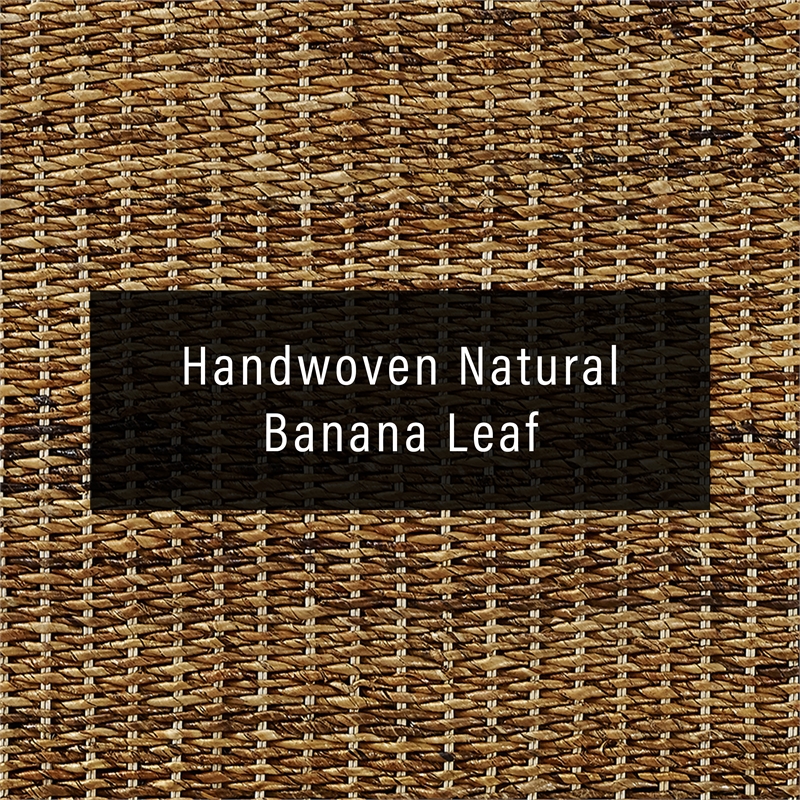 Crosley Serena Rattan Twin Size Headboard in Banana Leaf