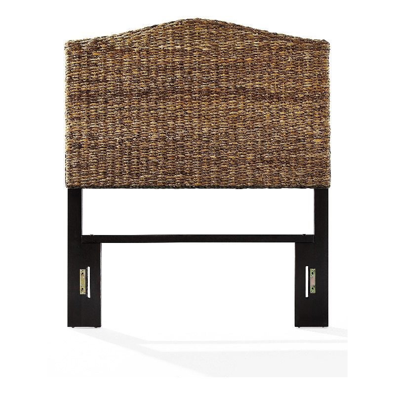 Crosley Serena Rattan Twin Size Headboard in Banana Leaf