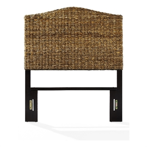 Crosley Serena Rattan Twin Size Headboard in Banana Leaf
