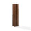 Crosley Savannah Linen Storage Cabinet in Walnut
