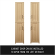 Crosley Savannah Linen Storage Cabinet in Natural