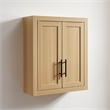Crosley Savannah Wall Storage Cabinet in Natural