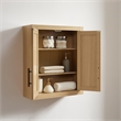 Crosley Savannah Wall Storage Cabinet in Natural