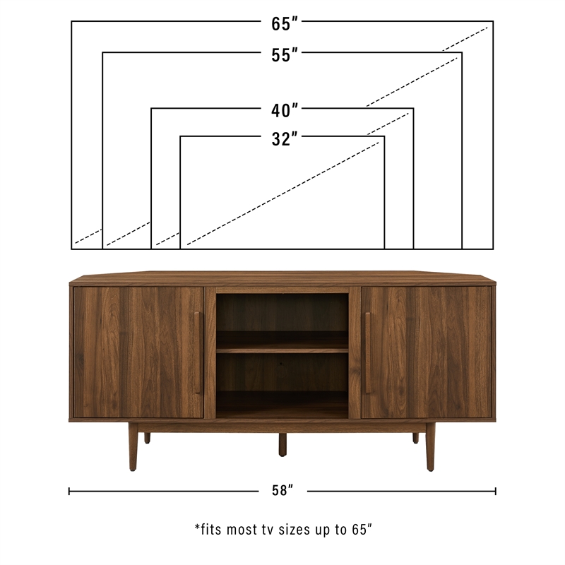 Crosley Liam Corner TV Stand For 65