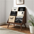 Crosley Liam Medium Vinyl Record Storage Stand in Walnut