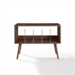 Crosley Liam Small Record Player Stand With Vinyl Storage in Walnut