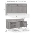 Crosley Amara Sideboard in Brown
