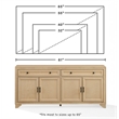 Crosley Tara Sideboard in Natural